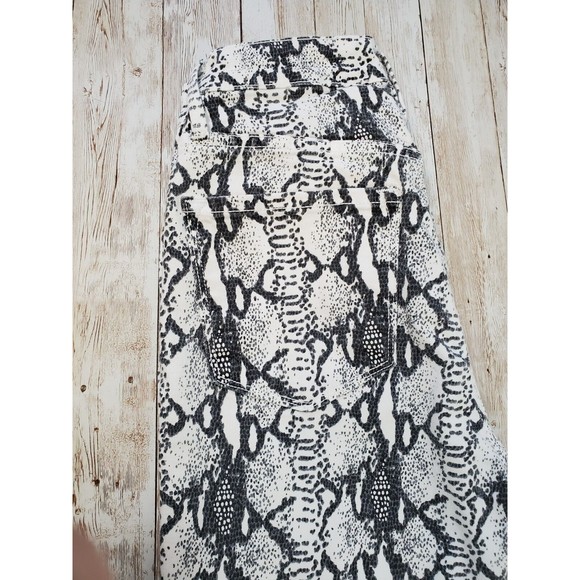Frame Ali High Rise Cigarette Pants Snake Print Pants Size‎ 25 - Picture 3 of 8